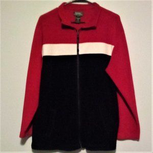 LAUREN RALPH LAUREN L/S FULL ZIP SWEATER